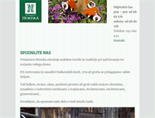 Tablet Screenshot of hortika.si
